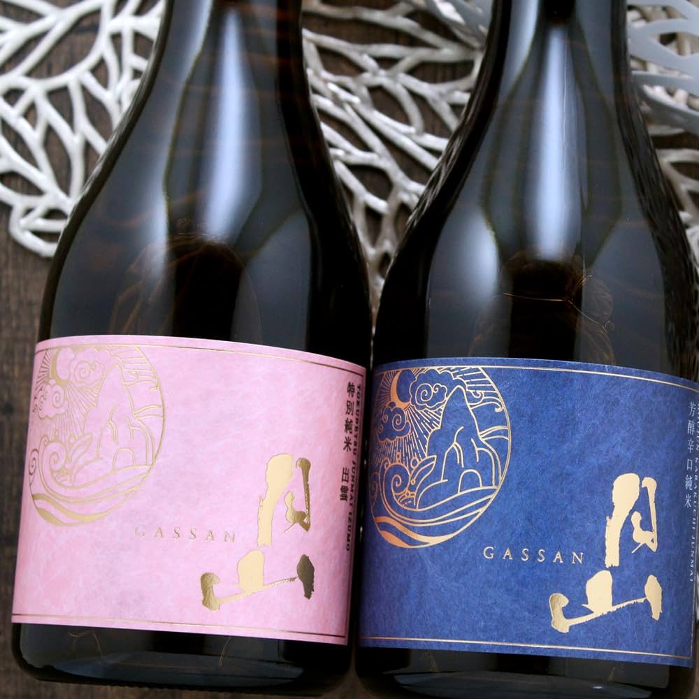 Amazon.co.jp: 月山（がっさん）純米酒 特別純米酒 出雲 300ml 2